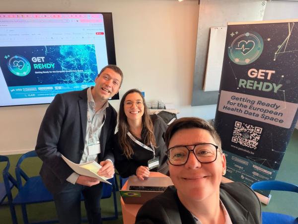 Erik Bollen, Melissa Wittens, and Ilse Vermeulen running a workshop at the HELT 2026 Symposium